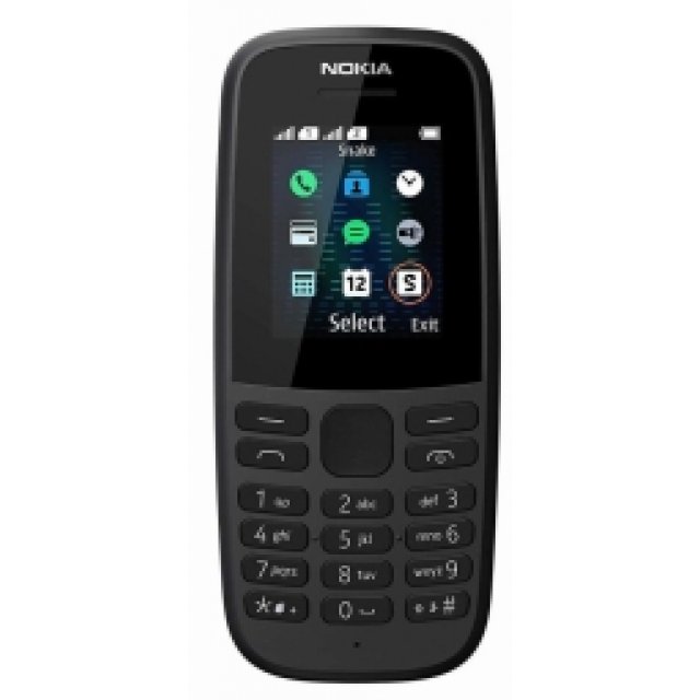  Nokia 105 2019 Dual Black 