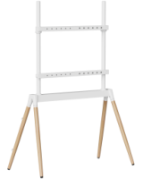  TV statīvs Gembird 55'' - 86'' White/ Wood 