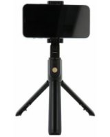  RoGer 2in1 Selfie Stick + Tripod Telescopic Stand with Bluetooth Remote Control Black 