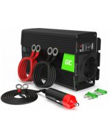  Strāvas pārveidotājs Green Cell Car Power Inverter Converter 12V to 230V 300W/ 600W Pure sine 