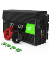  Strāvas pārveidotājs Green Cell Power Inverter Converter 24V to 230V 1000W/2000W Pure sine 
