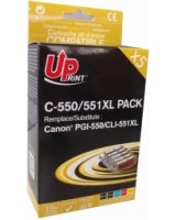  Tintes kārtridžs UPrint Canon PGI-550/CLI-551 Multipaka 