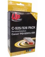  Tintes kārtridžs UPrint Canon PGI-525/CLI-526 Multipaka 