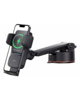  Telefona turētājs Baseus Wisdom Auto Wireless Charger 15W Black 