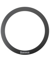  Magnētiskais gredzens Baseus Halo Series Magnetic Metal Ring Black 2pcs 