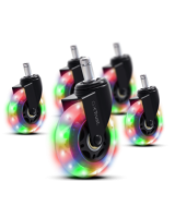  Riteņi datorkrēslam Trust GXT701 RGB LED 