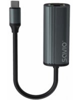  Adapteris Savio USB-C 3.1 Gen 1 - RJ-45 Gigabit Ethernet 