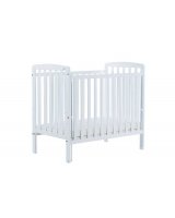  Bērnu gultiņa ar nolaižamu 104x55x91 cm, balta, TM22174 
