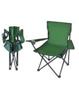  Salokāms tūristu krēsls, zaļa 