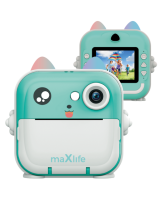  Maxlife MXPC-100 BLUE Детский фотоаппарат с функцией печати 