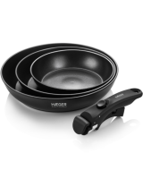  Haeger PA-C04.021A Easy Fit Pans Набор сковородок со съемной ручкой 3шт 