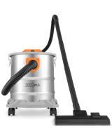  ZEEGMA ZE-ZONDER PRO ASH Промышленный пылесос для сухой уборки 1600W, ZE-ZONDER PRO ASH SILVER 