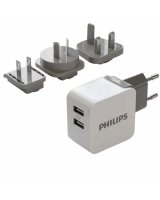  Philips DLP2220/10 2xUSB Зарядное устройство для путешествий 220V 3A 