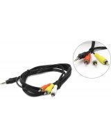  CABLE AUDIO 3.5MM 4PIN TO 3RCA/AV 2M CCA-4P2R-2M GEMBIRD 