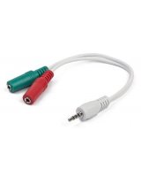  CABLE AUDIO 3.5MM 4-PIN TO/3.5MM S+MIC CCA-417W GEMBIRD 