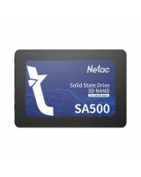  SSD|NETAC|SA500|256GB|SATA 3.0|3D NAND|Write speed 450 MBytes/ sec|Read speed 520 MBytes/ sec|2,5''|TBW 120 TB|MTBF 1500000 hours|NT01SA500-256-S3X, 1378743 