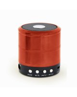  Portable Speaker|GEMBIRD|Red|Portable/ Wireless|1xMicro-USB|1xStereo jack 3.5mm|1xMicroSD Card Slot|Bluetooth|SPK-BT-08-R, 1359209 