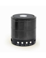  Portable Speaker|GEMBIRD|Black|Portable/ Wireless|1xMicro-USB|1xStereo jack 3.5mm|1xMicroSD Card Slot|Bluetooth|SPK-BT-08-BK, 1359208 