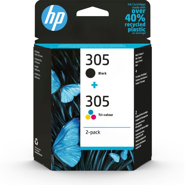  Ink Cartridge HP No.305 (6ZD17AE) BK + CMY Multipack 120p. OEM 