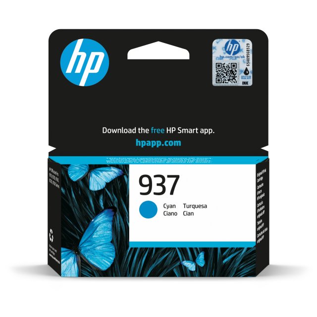  Ink Cartridge HP Ink No.937 (4S6W2NE) CY 800p. OEM 
