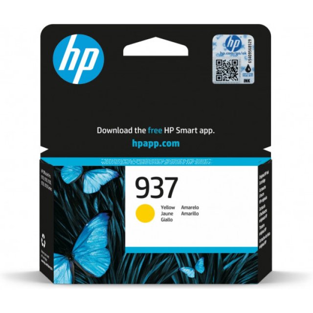  Ink Cartridge HP Ink No.937 (4S6W4NE) YL 800p. OEM 