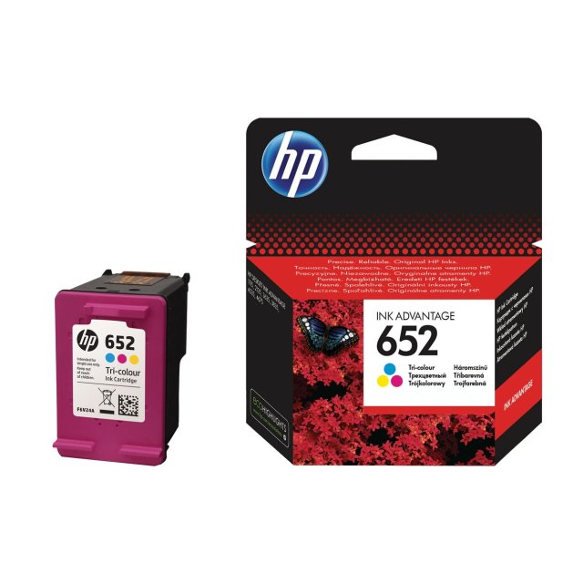  Ink Cartridge HP No.652 (F6V24AE) CMY 200p. OEM 