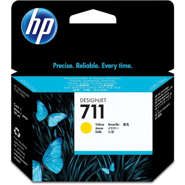  Ink Cartridge HP No.711 (CZ132A) YL 29ml OEM 