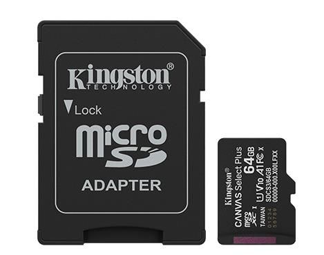 Kingston Kingston 64GB microSDXC Canvas Select