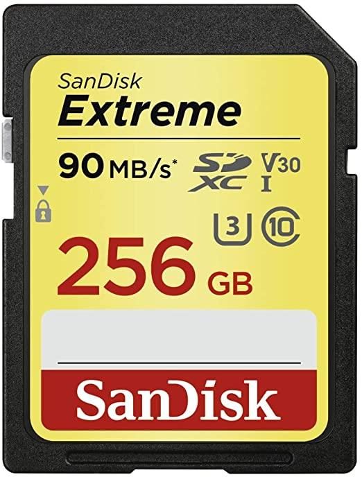 Western Digital SANDISK Extreme 256GB microSDXC