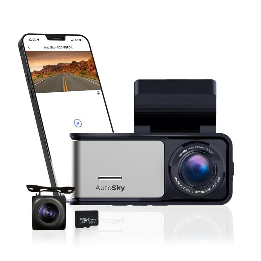 Autosky AutoSky 4K Dash Cam Pro
