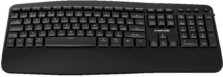 Canyon CANYON keyboard HKB-W6 Wireless Black