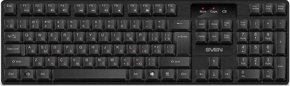 Sven Wireless keyboard KB-C2300W (2 4