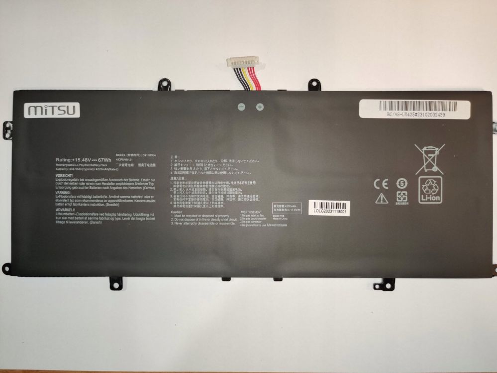 Mitsu Mitsu Bateria C41N1904 for Asus
