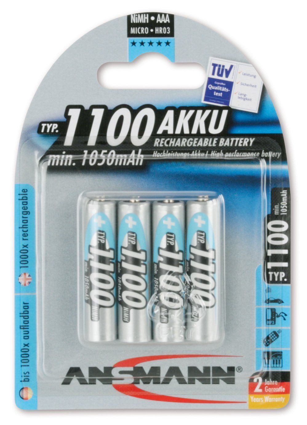 Ansmann Ansmann Rechargeable AAA / R03